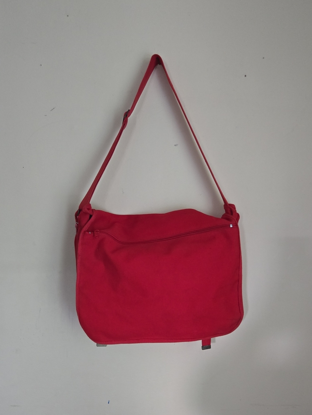 RARE VINTAGE GAP Red Canvas Messenger Bag